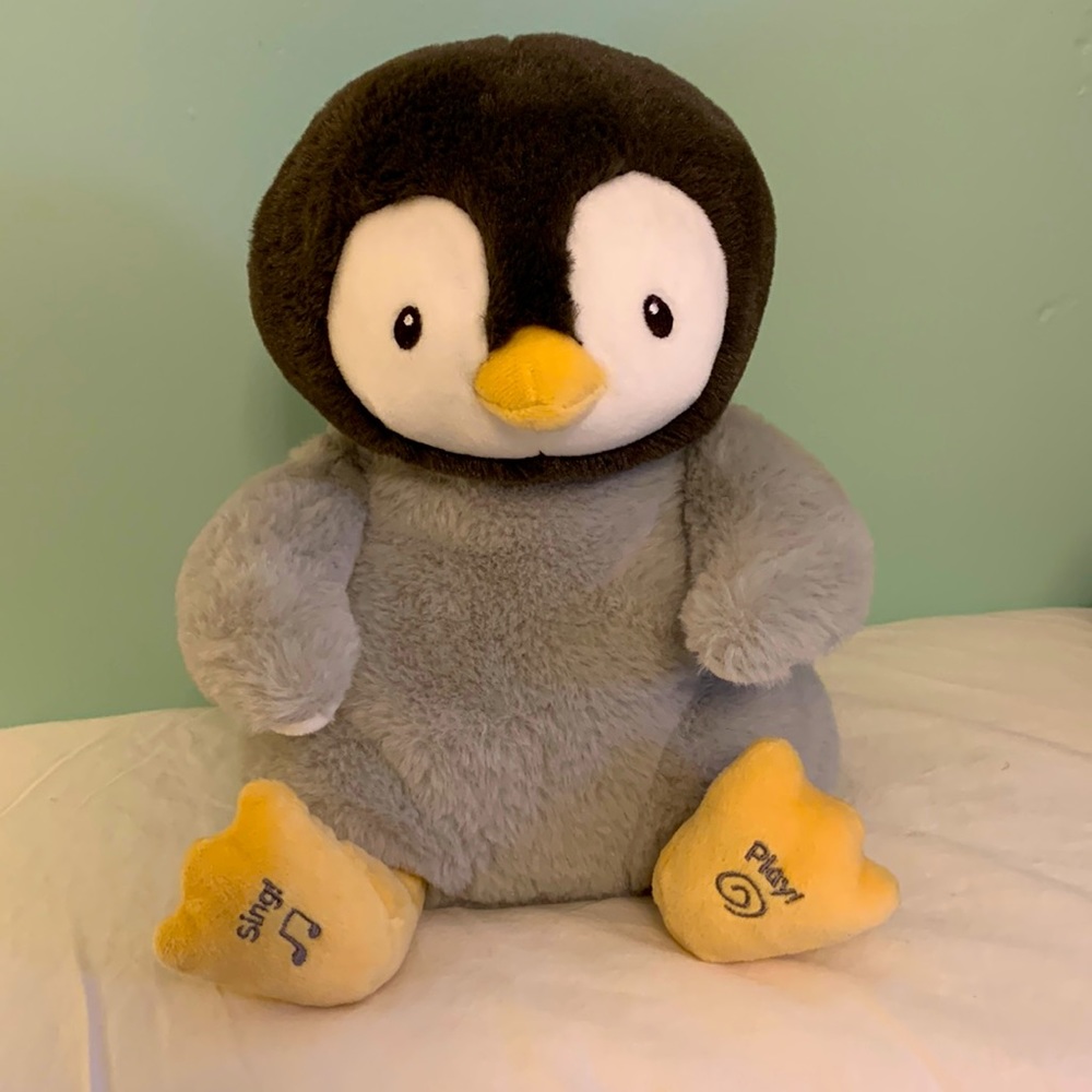 GUND Baby Animated Kissy The Penguin Stuffed Animal